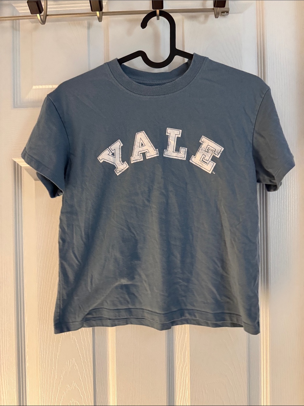 Yale Blue Logo Tee